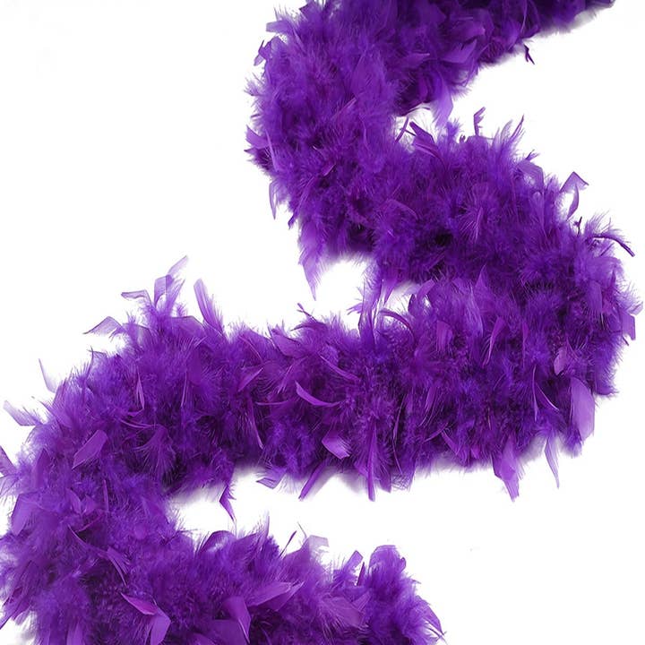 Chandelle Boa en Plumes - Poids Lourd - Royal pour la vente par Zucker Feather Products