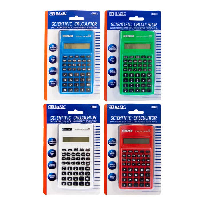 Calculatrice Scientifique à 56 Fonctions avec Étui Coulissant pour la vente par Luna Office Supply - Everyday Essential