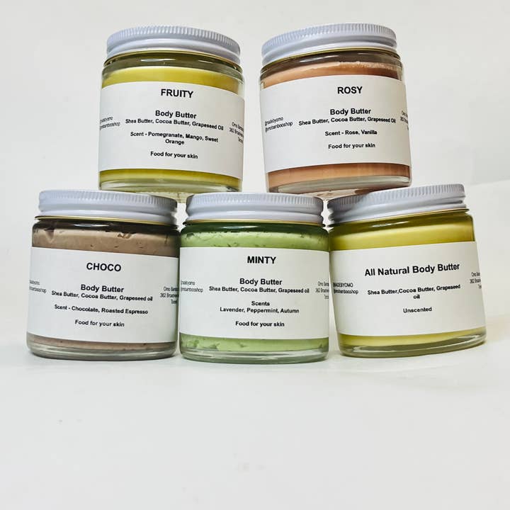 MadebyOmo - Wholesale Body Balm/Butter - Body Butter l Small Batch Body Butters | Handmade Body Butter l Jar 110g 3.8oz