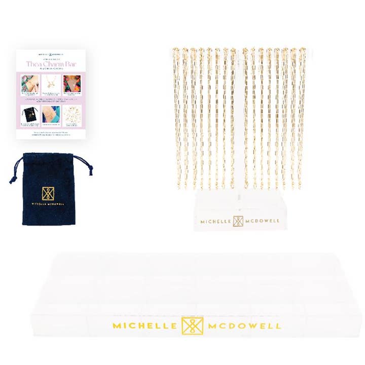 Preempaque de Barra de Dijes para Collar Thea para venta al por mayor de Michelle McDowell