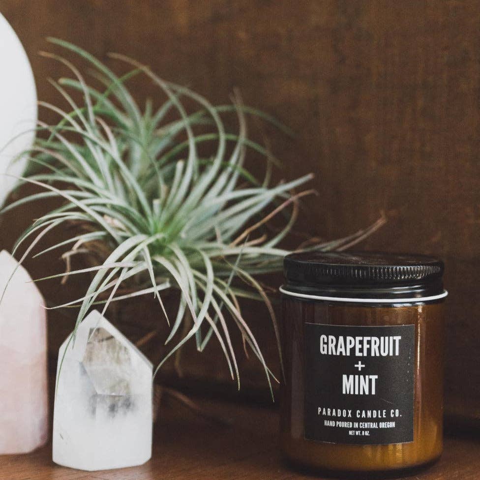 Paradox Candle Co. - Wholesale Jar/Filled Candle - GRAPEFRUIT + MINT CANDLE 4OZ2