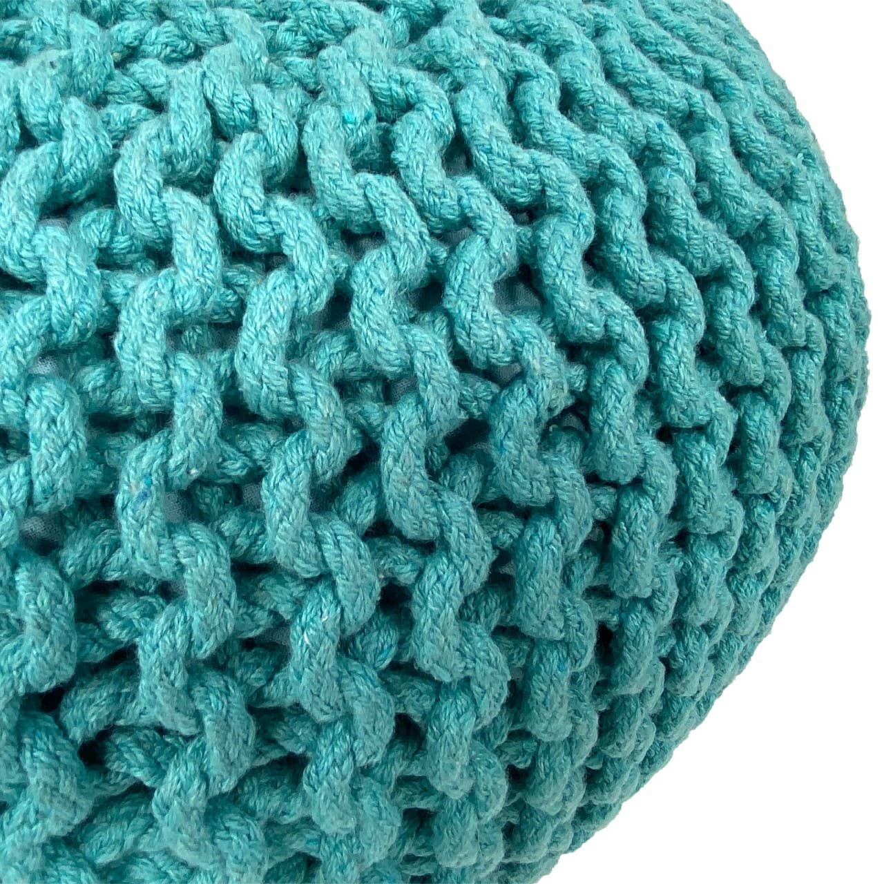 Voglrieder - Wholesale Pouf - Pouf, diameter 55 cm, knitted stool, pouf, pouf, floor cushion, large11
