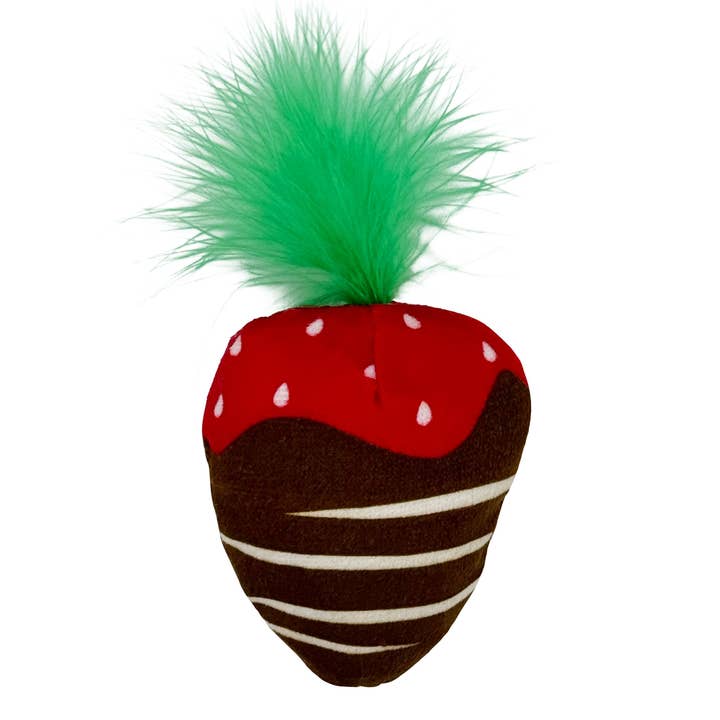 Huxley & Kent – Engroshandel Legetøj - Kat – Chokolade Jordbær Kattelegetøj4