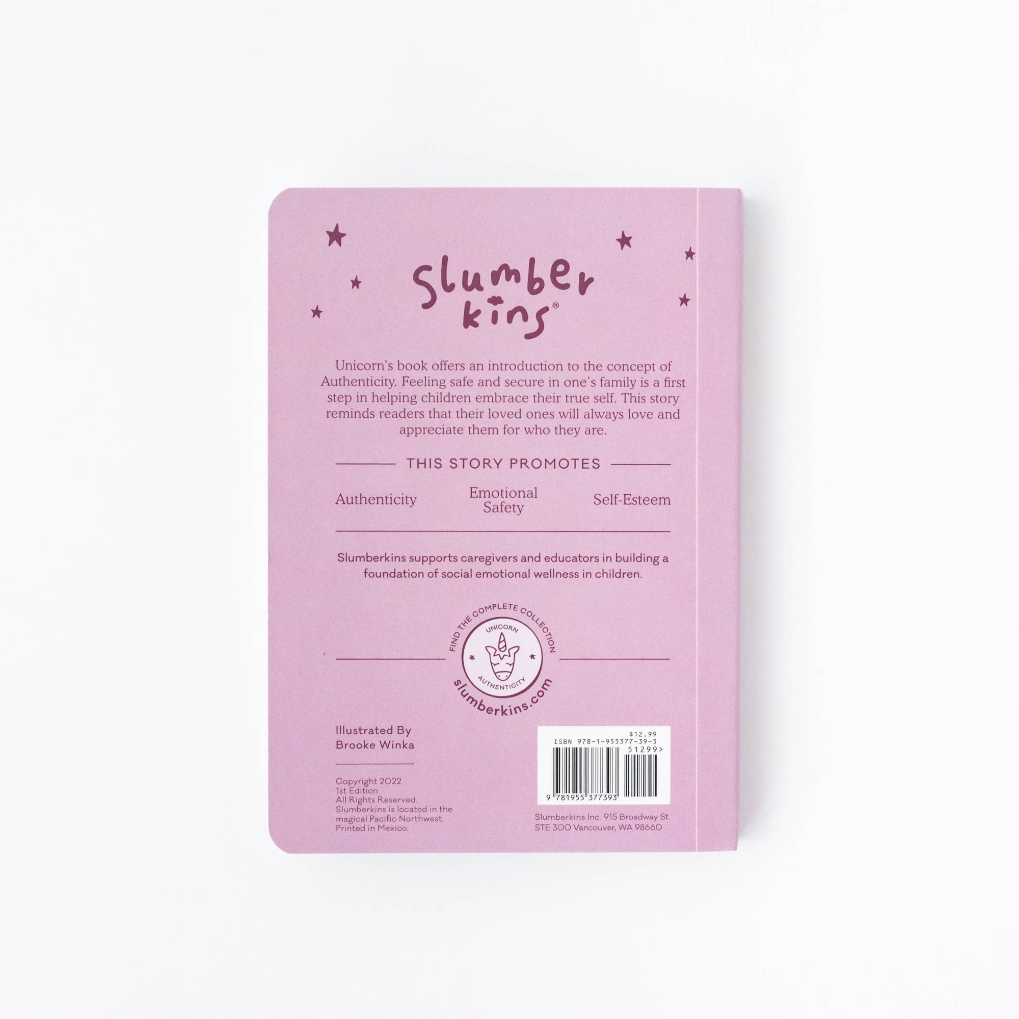 Slumberkins Inc. - Wholesale Stuffed/Plush Toy - Kids & Baby - Unicorn's Authenticity Plush Set - with 2 books!6