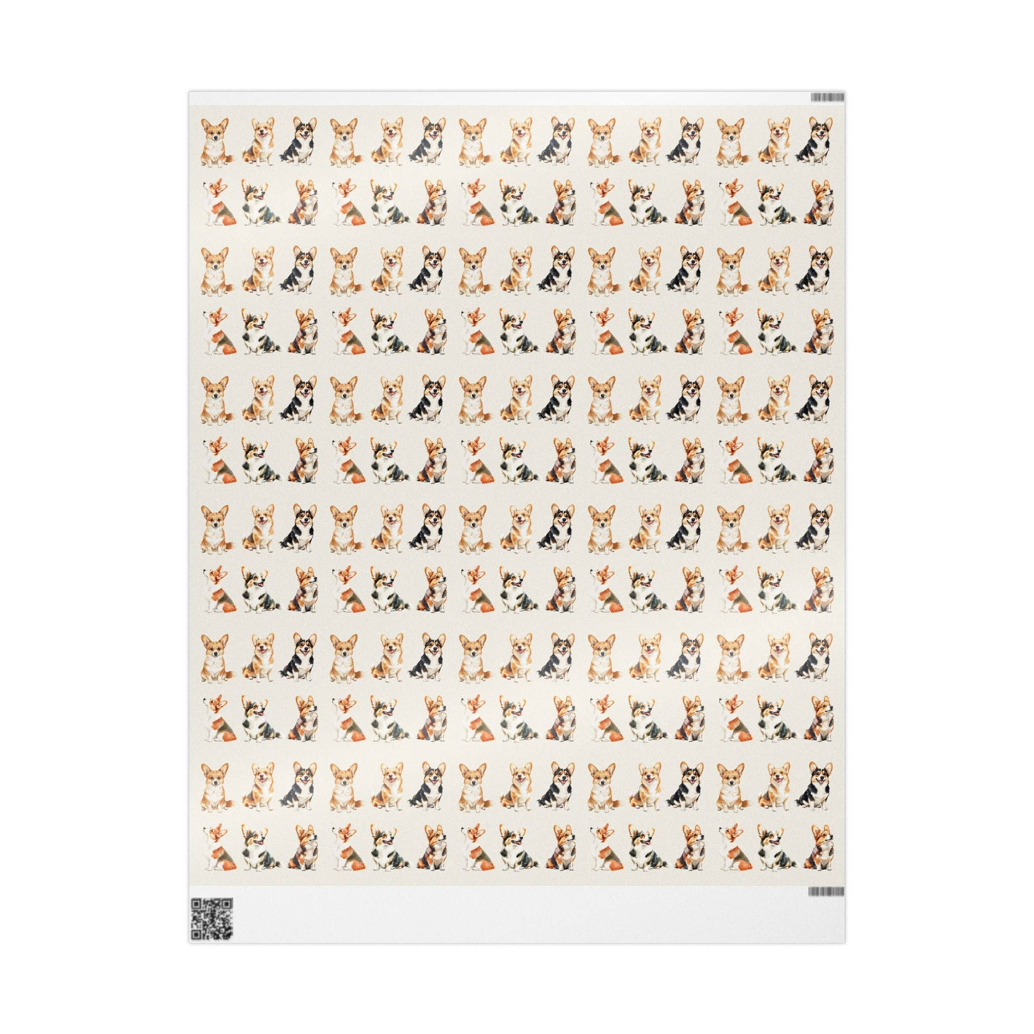 Lokipawz - Wholesale Wrapping Paper Roll - Corgi Wrapping Paper Rolls0
