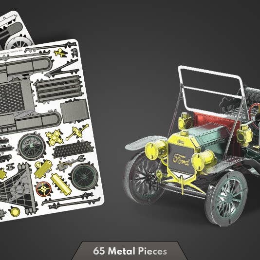 Metal Earth - Wholesale DIY Craft Kit - 1908 Ford Model T vehicle - Dark Green7