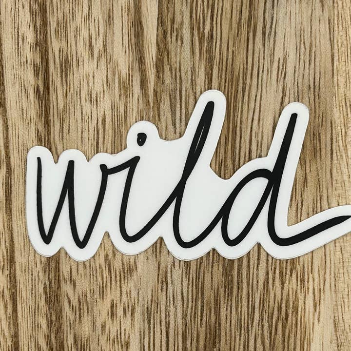Wild Sticker for wholesale by Earthly Matters