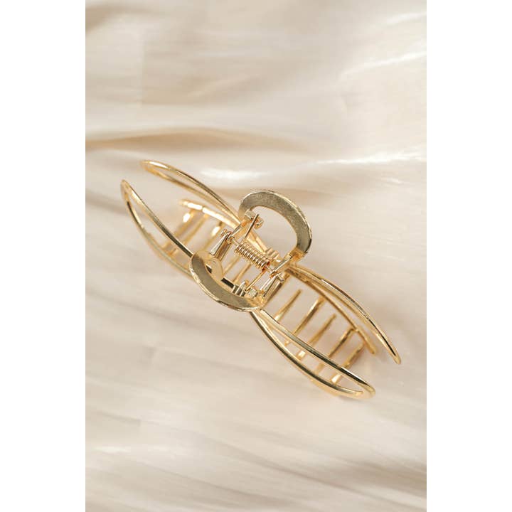 Gold LDC Bowknot Shape Claw Clip for wholesale on Faire