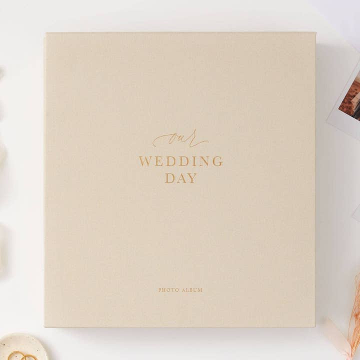 Our Wedding Day - Photo Album for wholesale by Blush and Gold USA