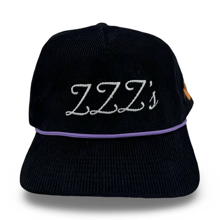 Chapeau en velours côtelé ZZZ - Noir pour la vente par ZZZ's Collective
