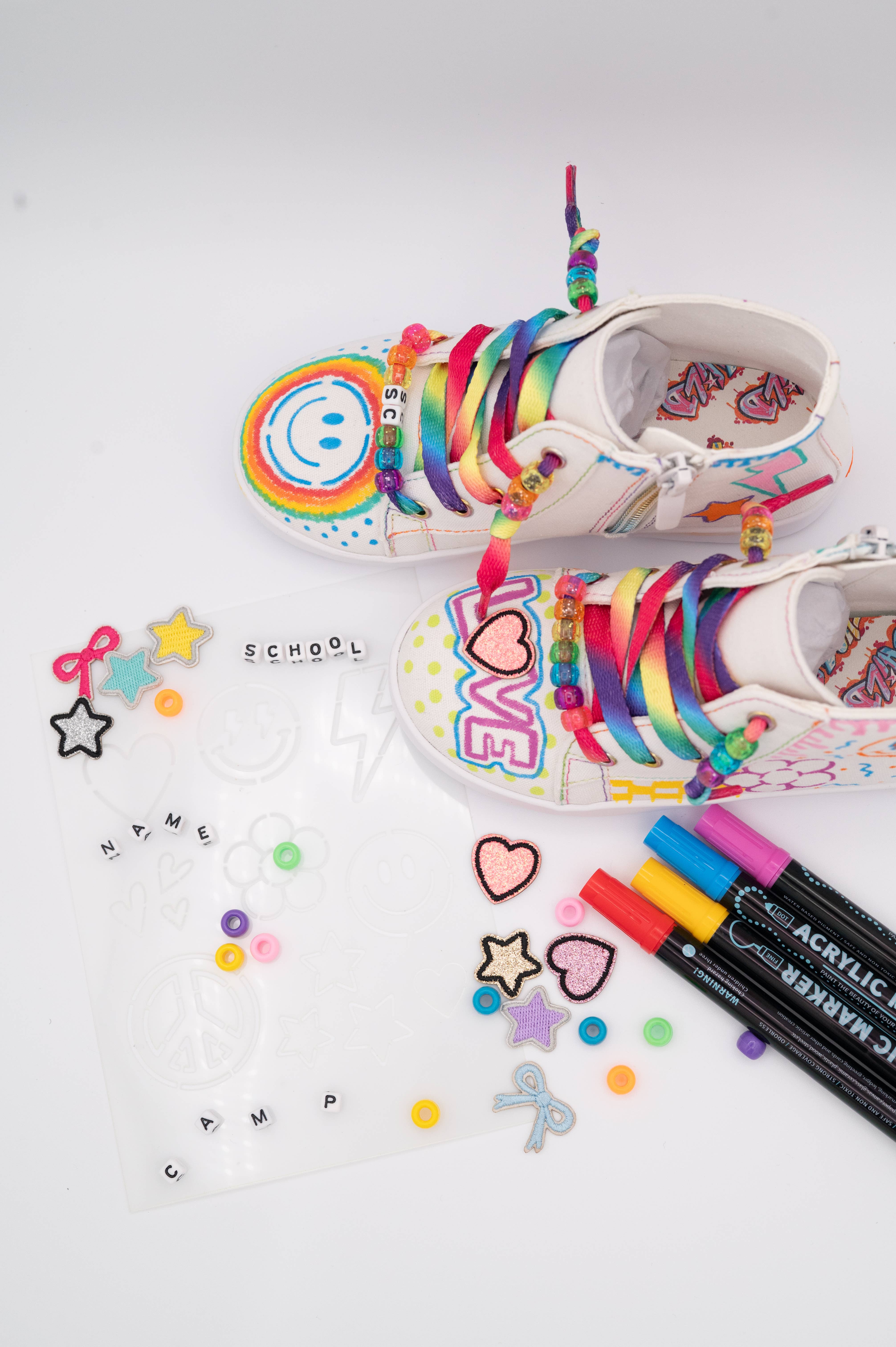 StyleChild - Wholesale Lifestyle Sneakers - Kids - Custom Kicks Box- Hightop 1