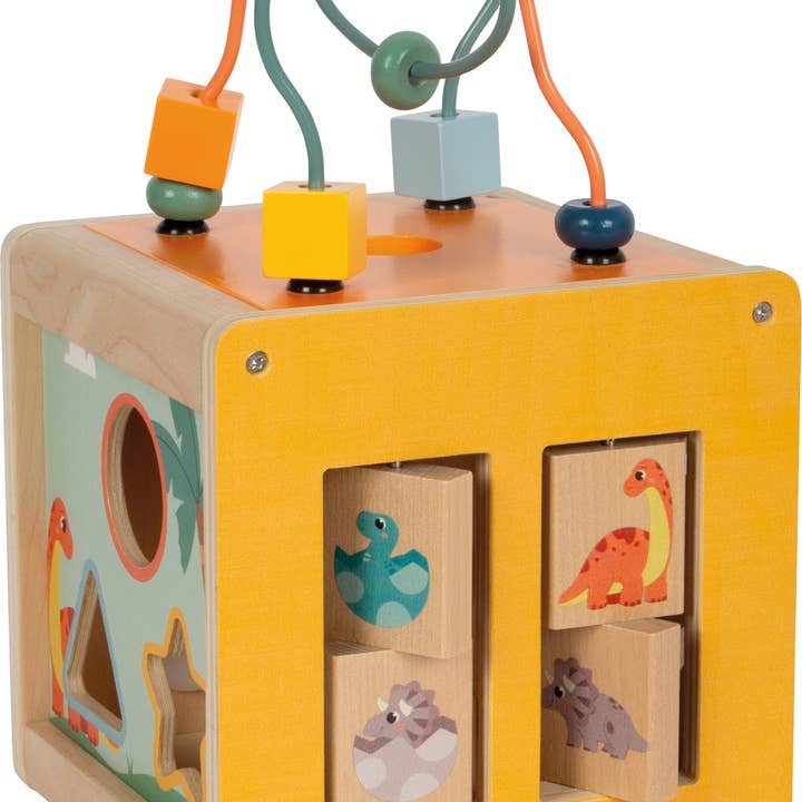small foot - Wholesale Wood Toy - Kids - Motor Skills Cube “Dino” FSC 100% | Motor Skills | Wooden Toys3
