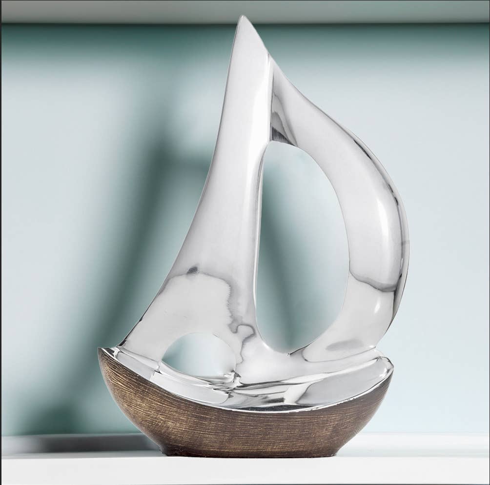 Modern Day Accents - Vendita all'ingrosso Decorazioni da tavolo - Veliero con Scafo Scuro3