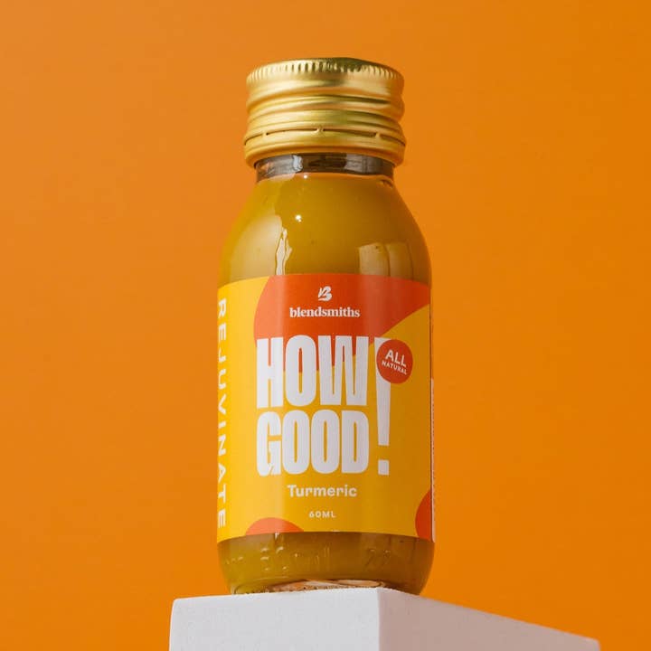 How Good! Turmeric 60ml Shots for wholesale by Blendsmiths Drinkmakers