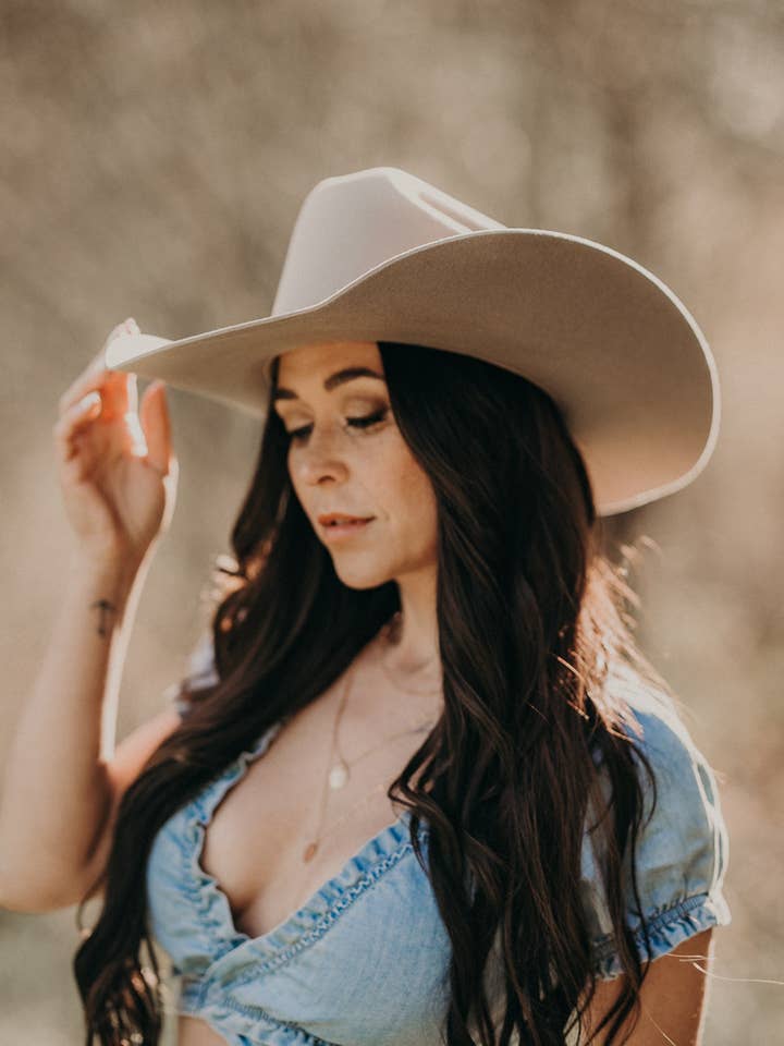 Laney | Western Cowboy Hat | Dune for wholesale by WEST VON