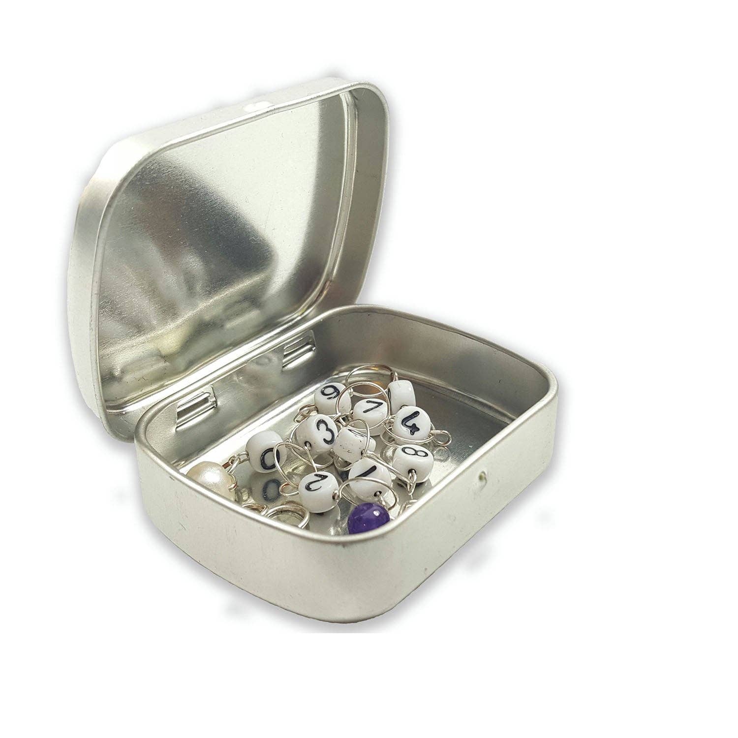 Twice Sheared Sheep - Wholesale Knitting/Crochet Supplies - Firefly Dreams Stitch Marker Storage Tin5