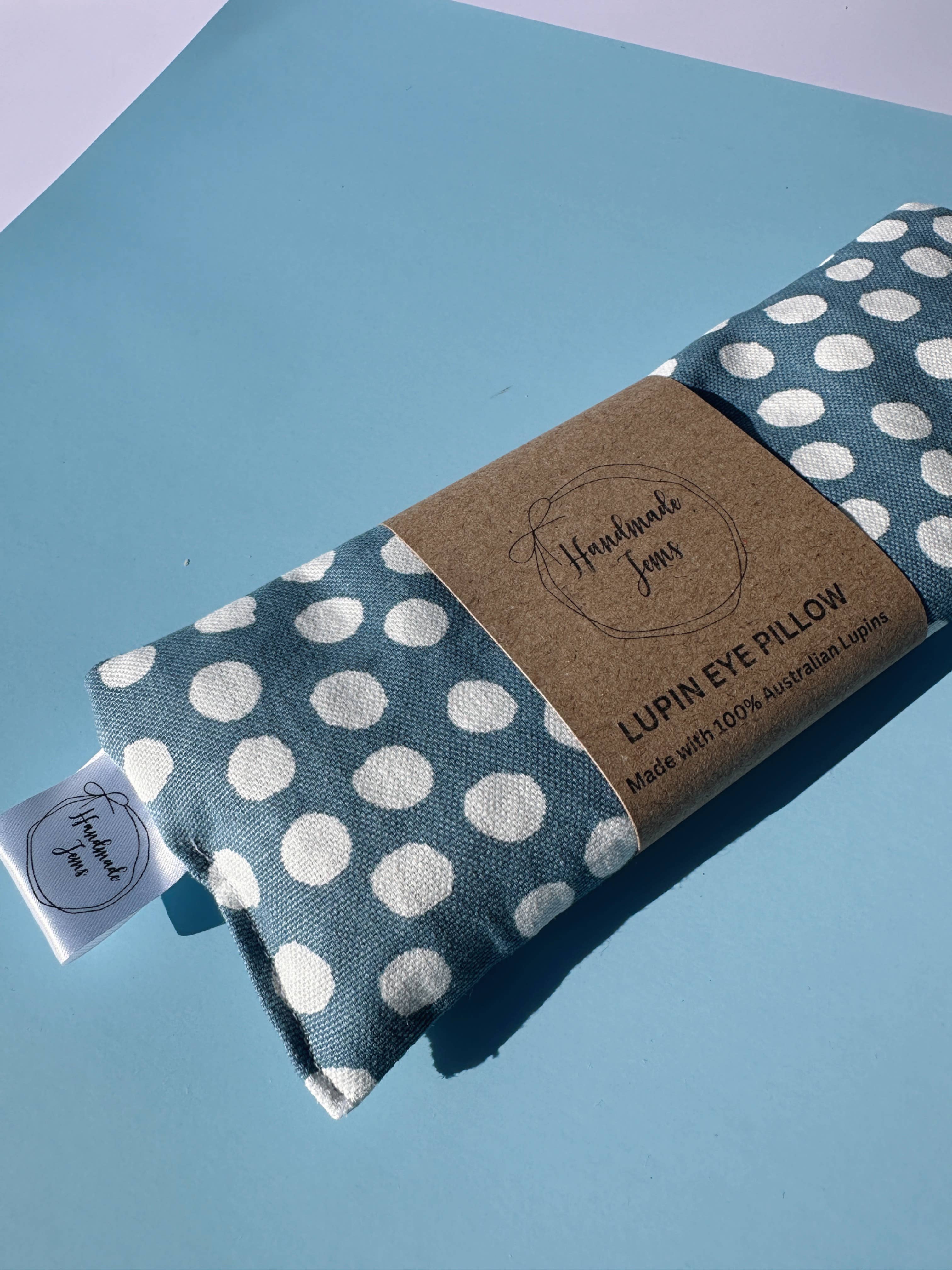 Handmade Jems - Wholesale Spa/Therapy Pillow - Blue Spots Lupin Eye Pillow1