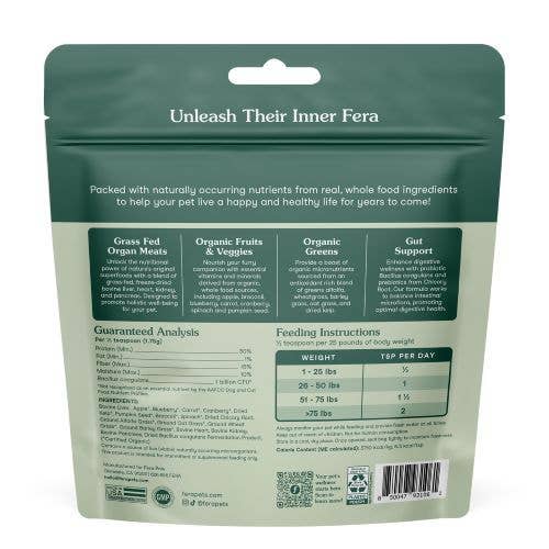 Fera Pets - Wholesale Pet Supplement - Cat/Dog - Wholefood Multivitamin For Dogs and Cats1