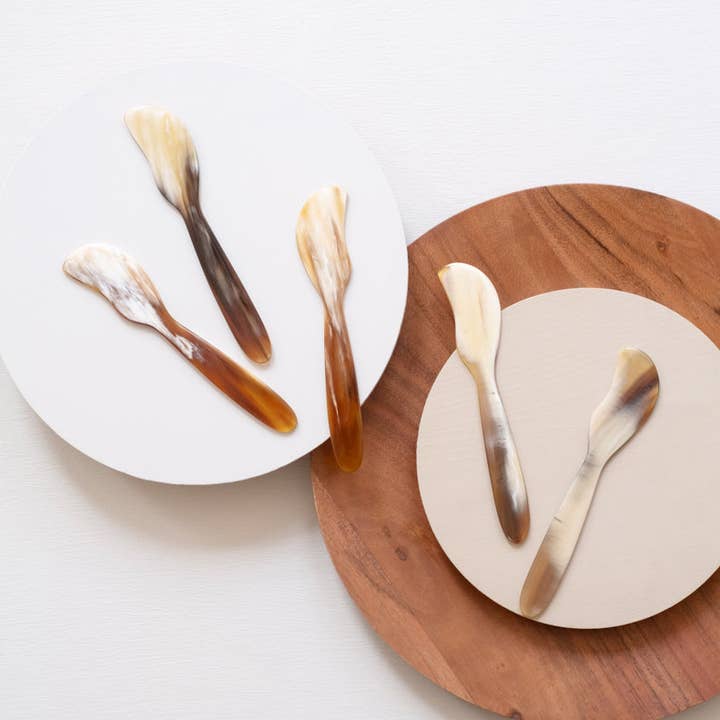 MAADILI COLLECTIVE - Wholesale Cheese Spreader - Horn Butter & Cheese Spreader0