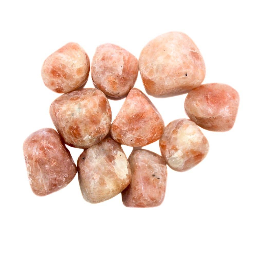 Earths Elements Wholesale - Wholesale Spiritual Stone/Crystal - Tumbled Crystal - Sunstone, 2lbs0