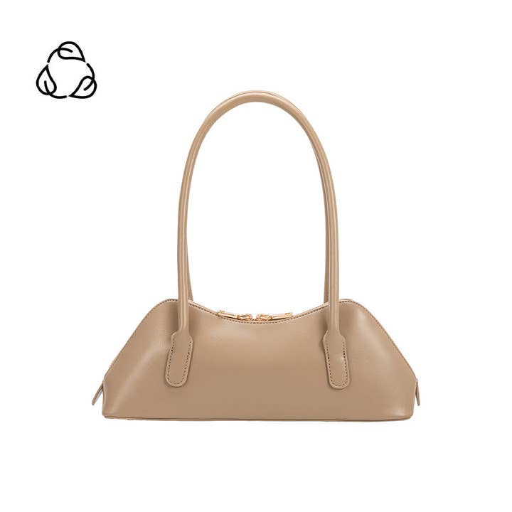 Melie Bianco - Wholesale Shoulder Bag - Women's - Dakota Mushroom Recycled Vegan Shoulder Bag