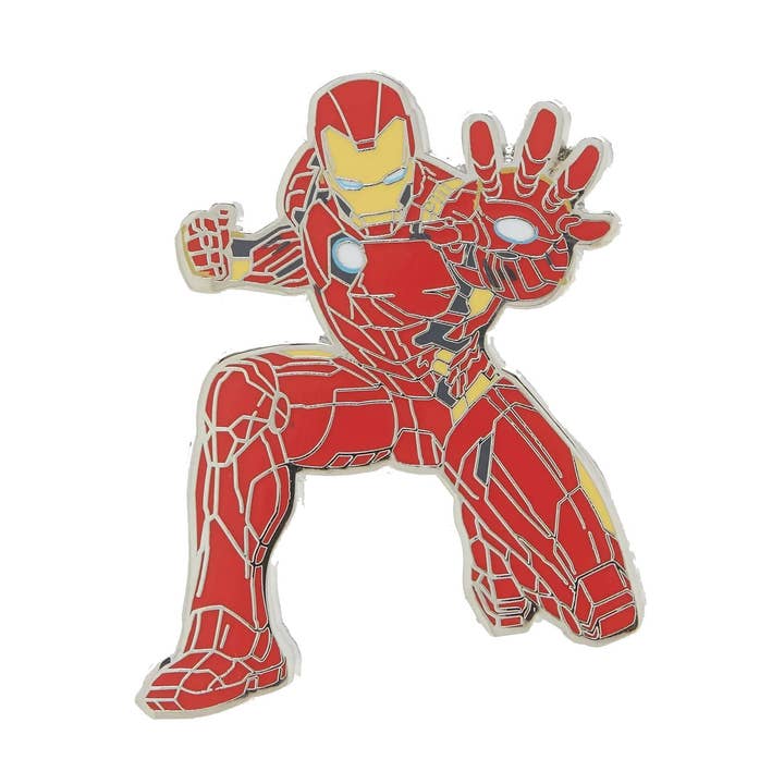 Marvel Avengers Iron Man Comic Book Enamel Pin for wholesale by Collector's Outpost