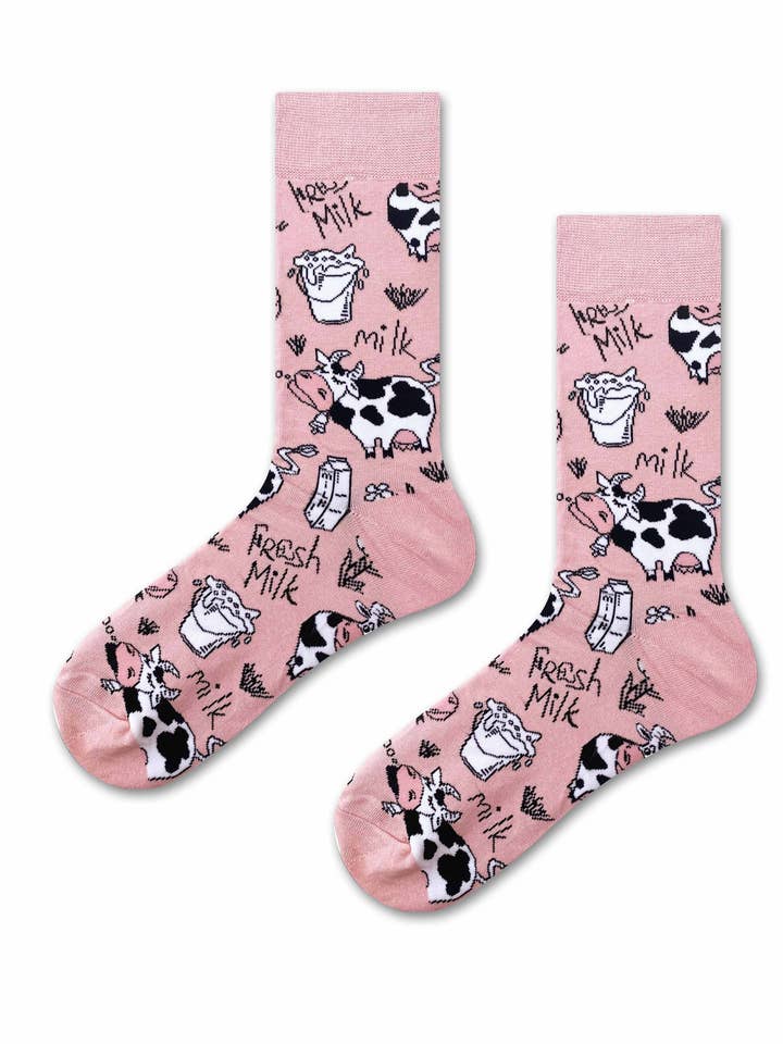 Funny Milky Socks🐄 for wholesale by Marc JoJo