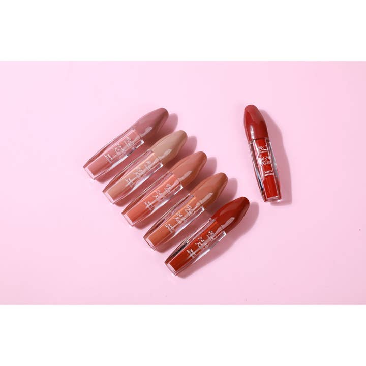 Efon International Corp. - Wholesale Lipstick - 24 Hr Kiss - 6 Richly Pigmented Shades Soft Matte Lip Gloss1