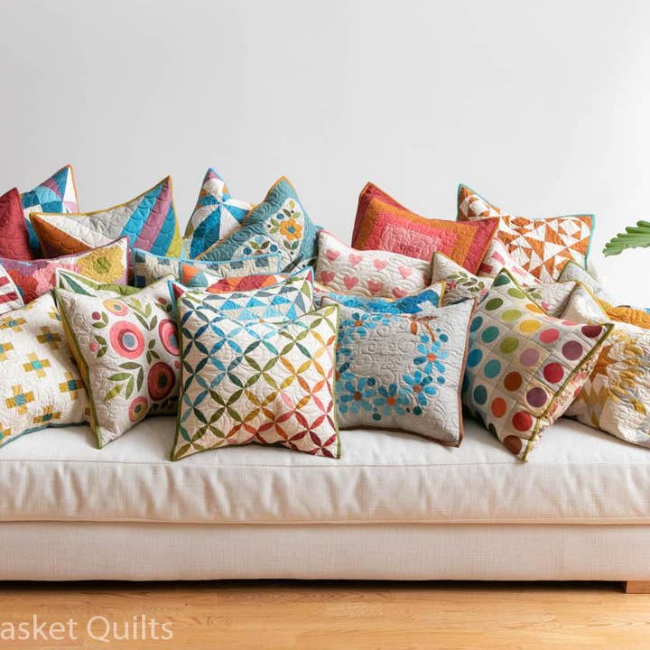 Laundry Basket Quilts - Wholesale Craft Sewing Kit - Liberty Pillow Talk Fabric Kit