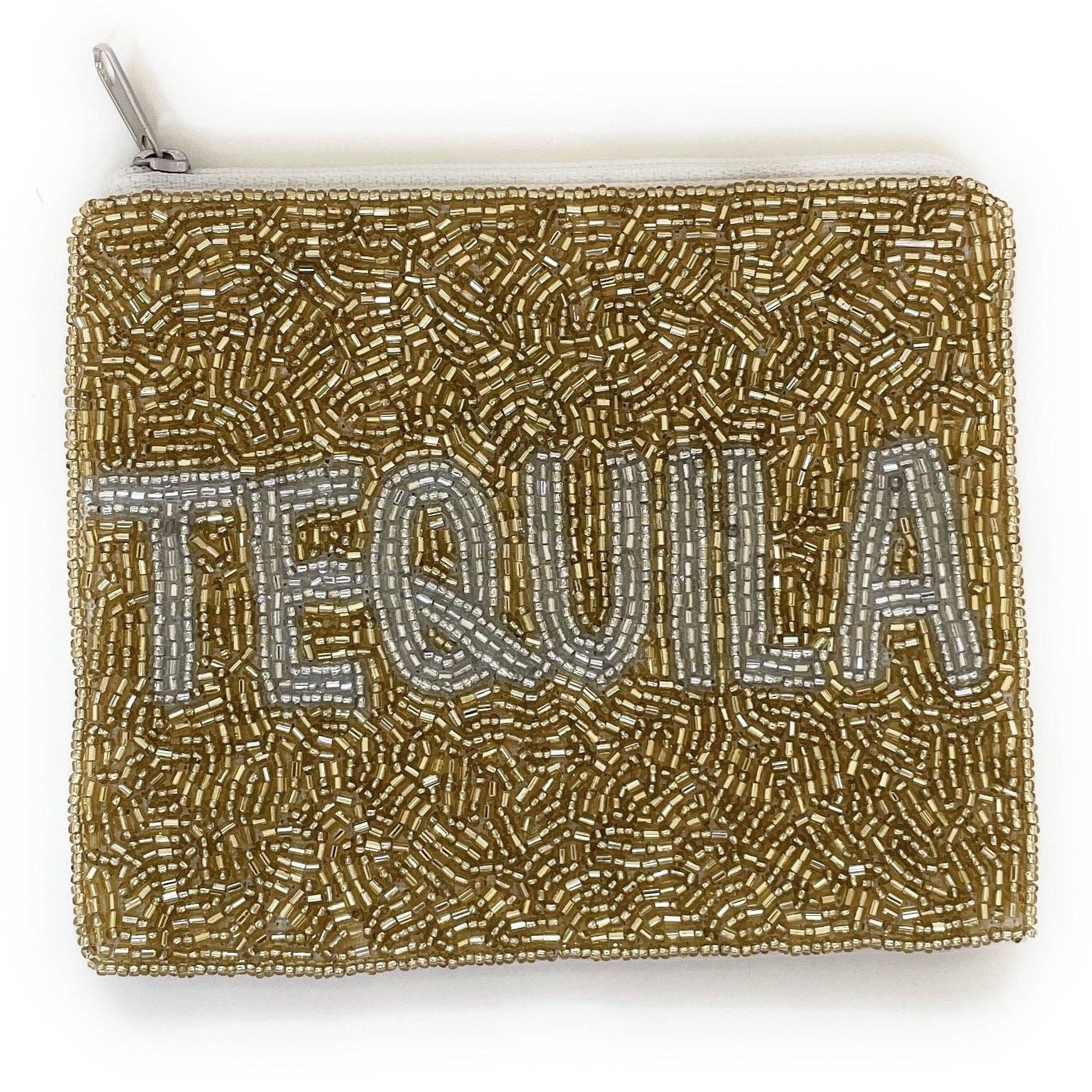 Twine and Love - Vente Porte-monnaie – femme - Sac à Perles Tequila2