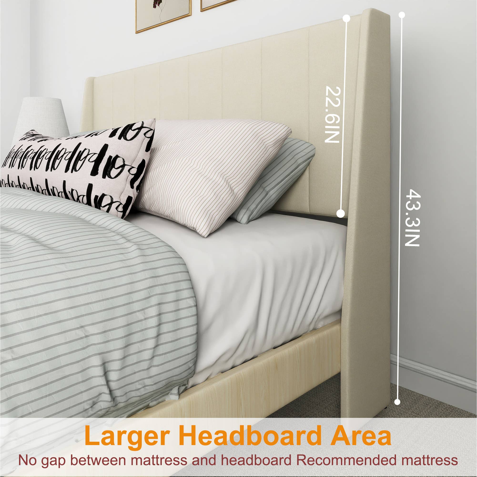 HOMYCASA DESIGN INC - Wholesale Bed - Queen/Twin Bed Frame - Drawers, USB, Beige9