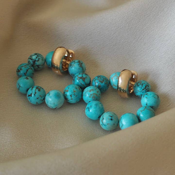 Armante Turquoise Earrings for wholesale by Masha soon
