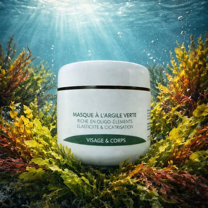 Masque à l'argile verte - Visage et corps pour la vente par Nadine Salembier