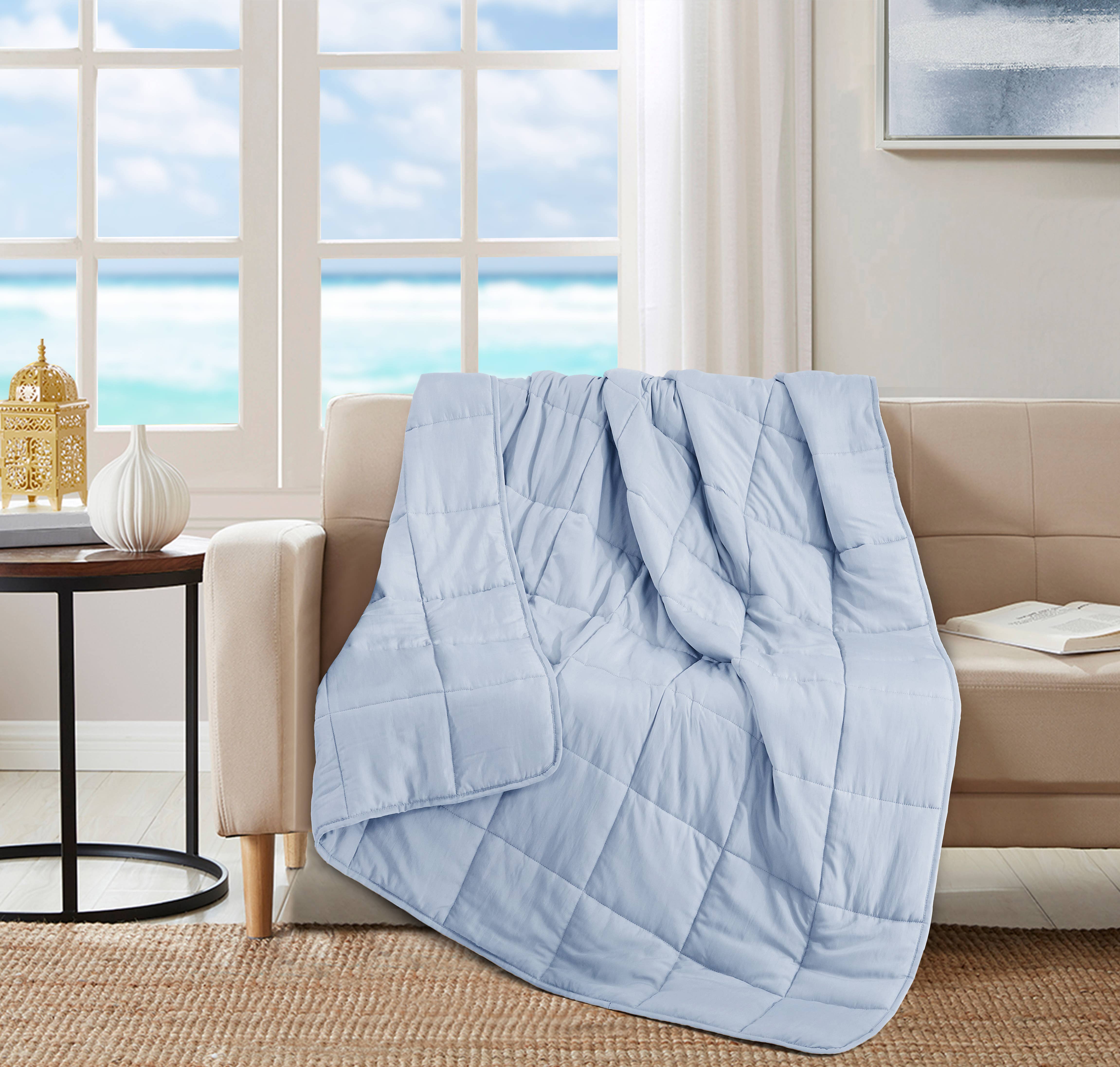 Sutton Home Fashions LLC – Manta para sofá por atacado – Cobertor pesado de resfriamento Dream Theory Arctic Comfort6
