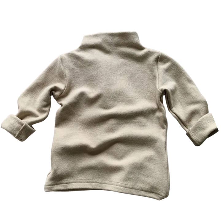 Max Mock Turtleneck | Beige for wholesale by ntrl co.