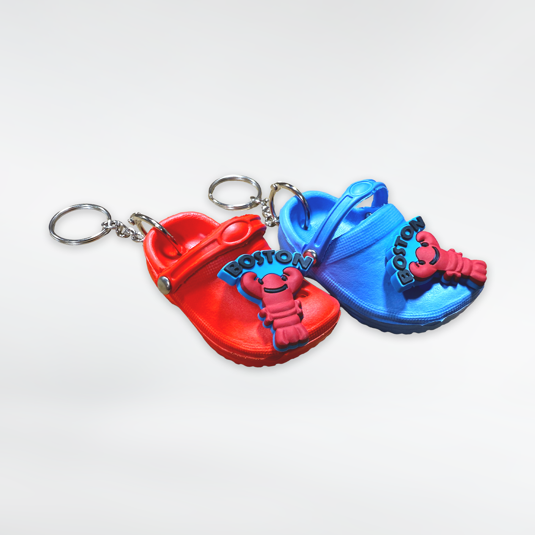 Commonwealth Souvenirs - Wholesale Keychain - Unisex - Boston Lobster Crocs Keychain1