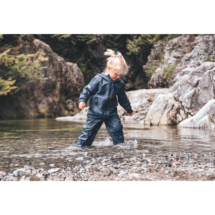 KID.ORCA - Wholesale Raincoat - Kids - KidORCA Kids Rain Jacket _ Navy_ Model 20228