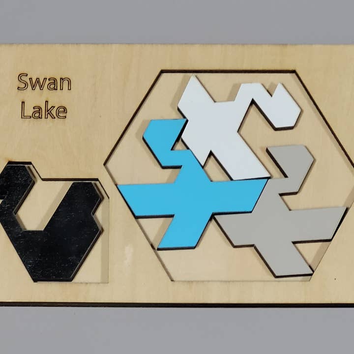 Swan Lake Puzzle for wholesale by Palmetto Puzzle Works