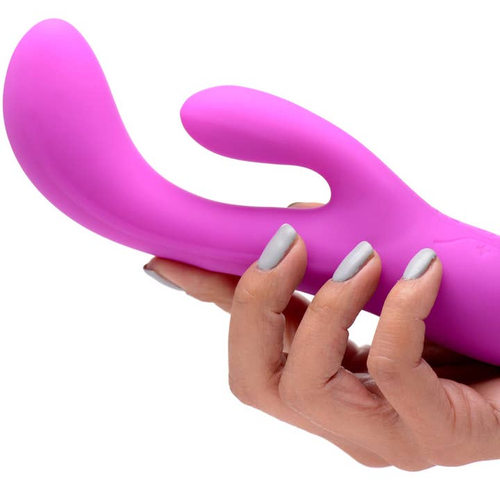 Come Hither Silicone Rabbit Vibrator with Orgasmic Motion for wholesale by INMI Toys