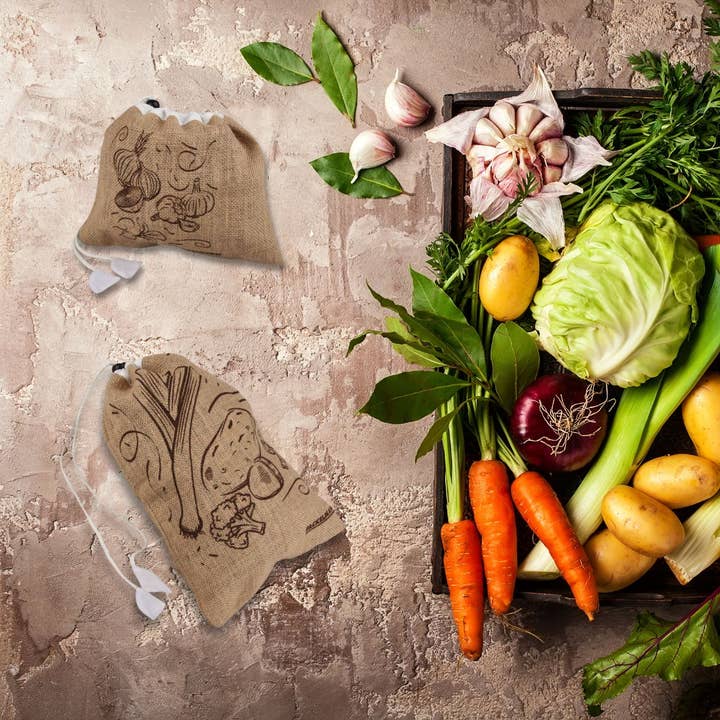 Zenker - Wholesale Grocery/Shopping Bag - Set of 2 Fackelmann Eco Friendly jute shopping bags1