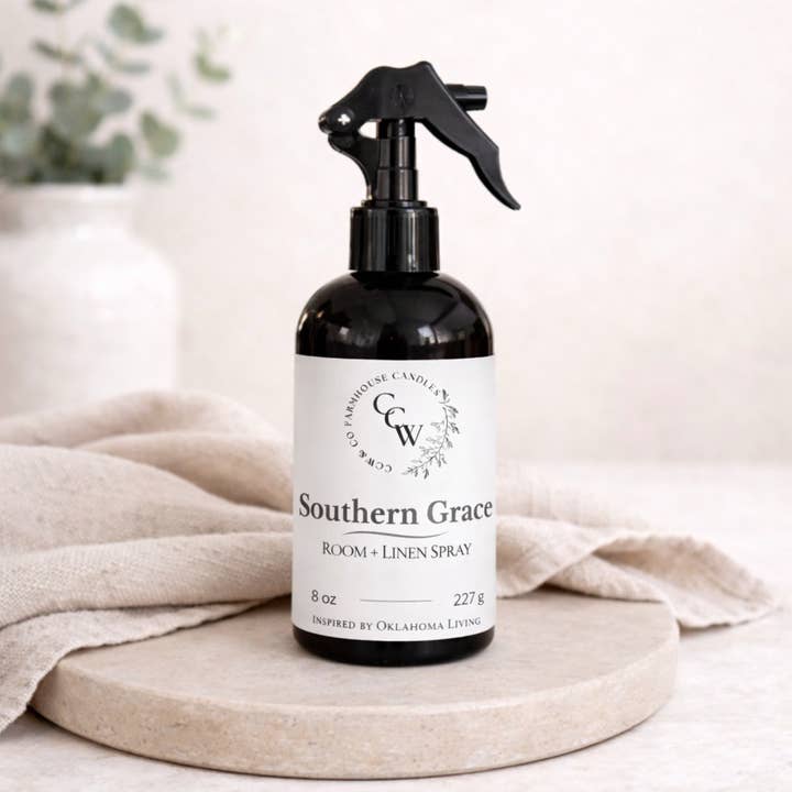 CCW & Co farmhouse candles - Wholesale Room & Linen Spray - Room + Linen Spray - Southern Grace