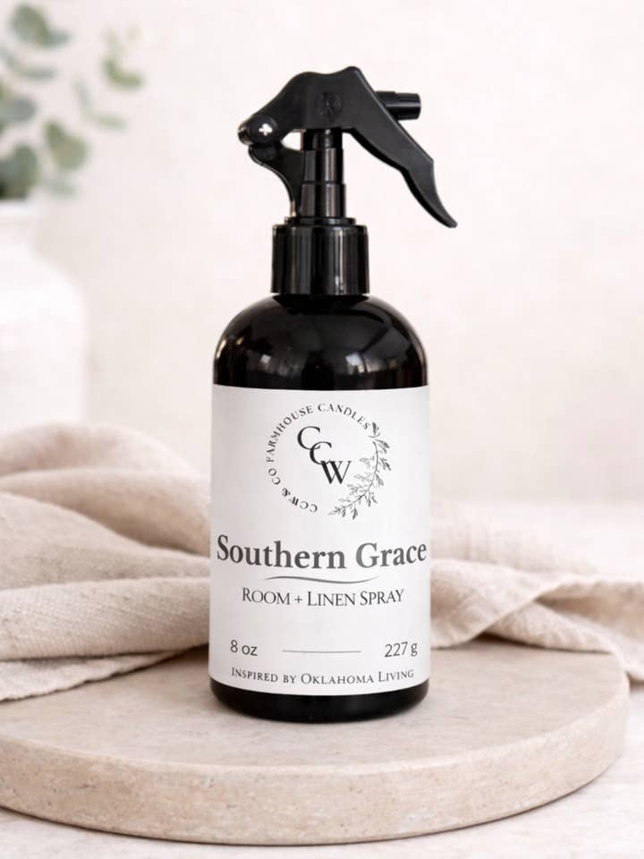 Room + Linen Spray - Southern Grace for wholesale by CCW & Co farmhouse candles