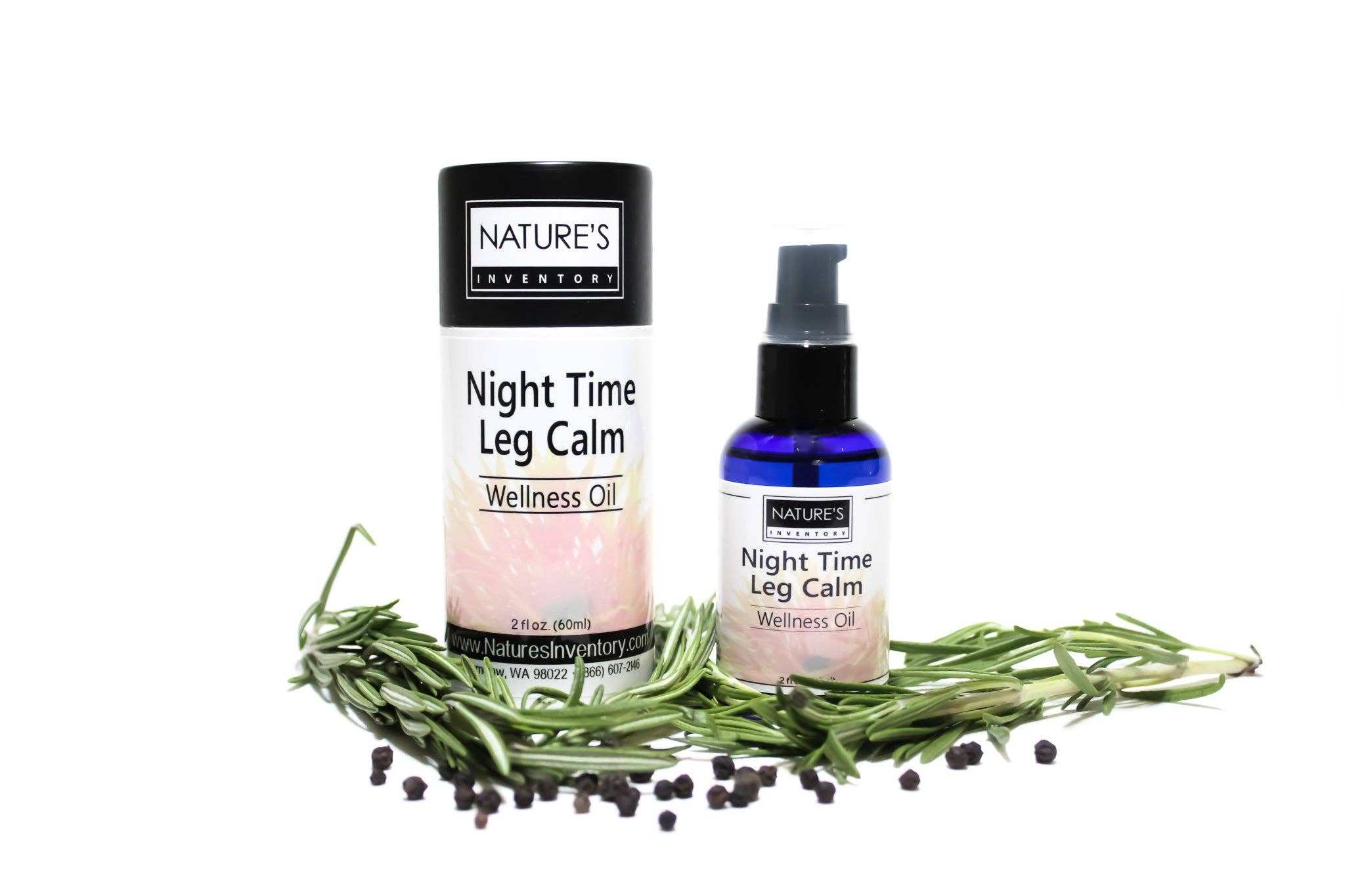Nature's Inventory - Wholesale Bath/Body Oil - For Restless Legs - Night Time Leg Calm Wellness Oil