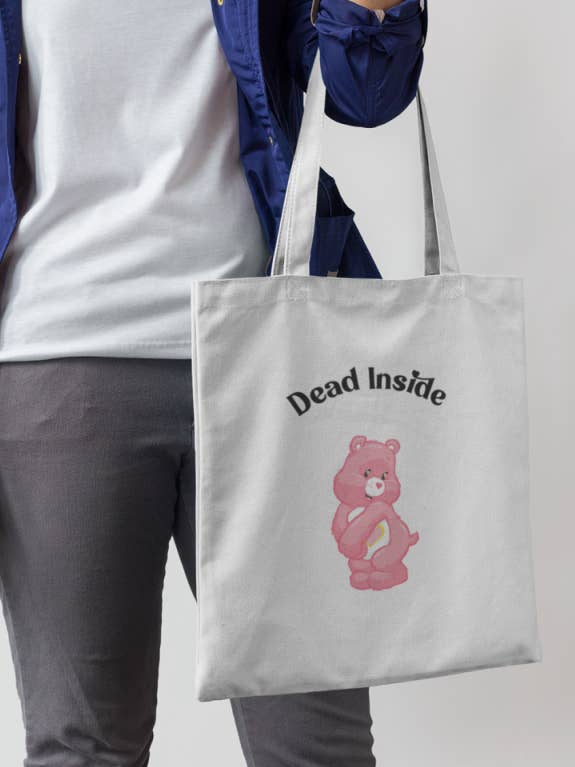 Totebag Osito Dead Inside para venta al por mayor de Wo! Design Studio & Store