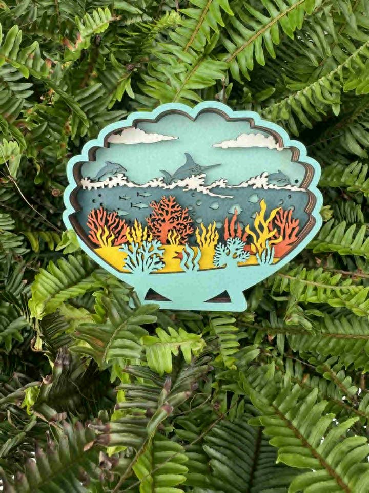 Blue Seashell for wholesale by The Wilusz Way