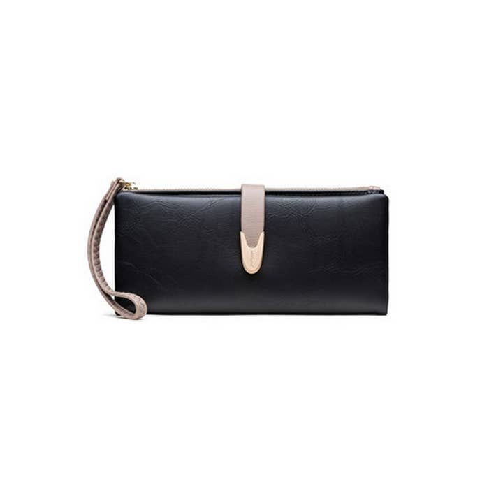 ACCITY - Wholesale Wallet - Women's - CASUAL FASHION BUCKLE LONG WOMEN'S WALLET_CWAB2335