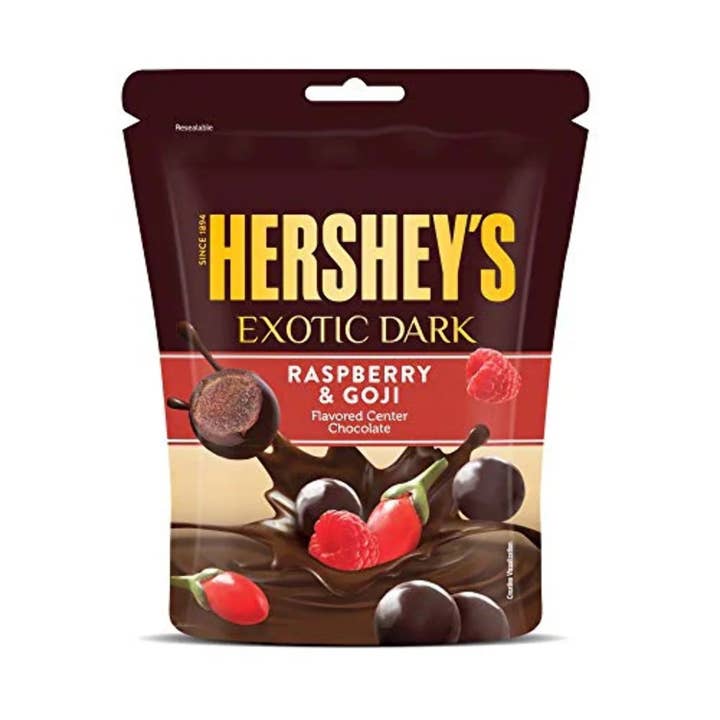 Hershey's Exotic Dark Raspberry & Goji Chocolate 33.3g for wholesale by Global Bite Co