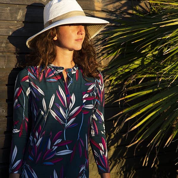 UV-beskyttende kjole UPF 50+ LAVET I FRANKRIG - Belem for engroshandel hos SOWAY CHAPEAUX ET VETEMENTS ANTI-UV