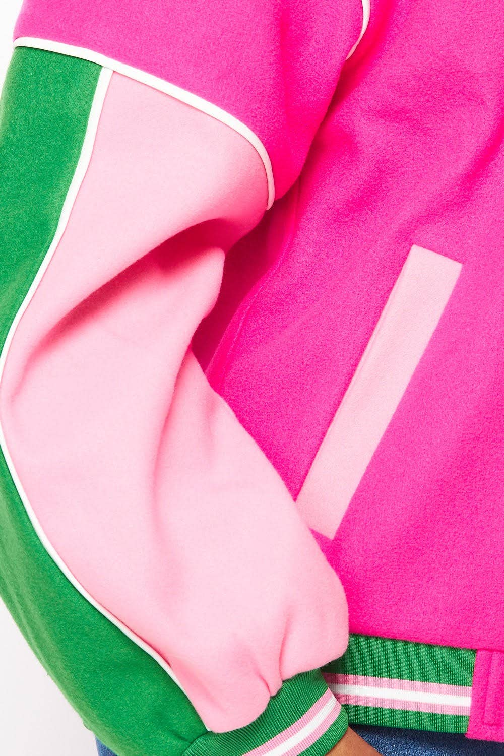 Boswell - Wholesale Varsity/Baseball Jacket - Women's - Varsity Jacket W Buttons N Side Pockets1