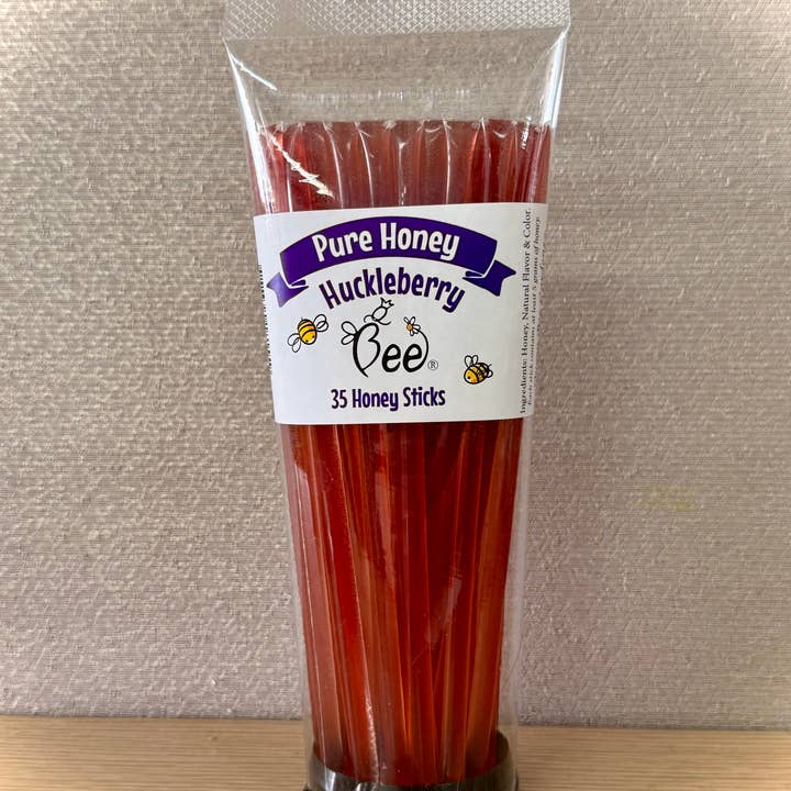 Huckleberry Honey Sticks - 35 count for wholesale by Queen Bee Gardens